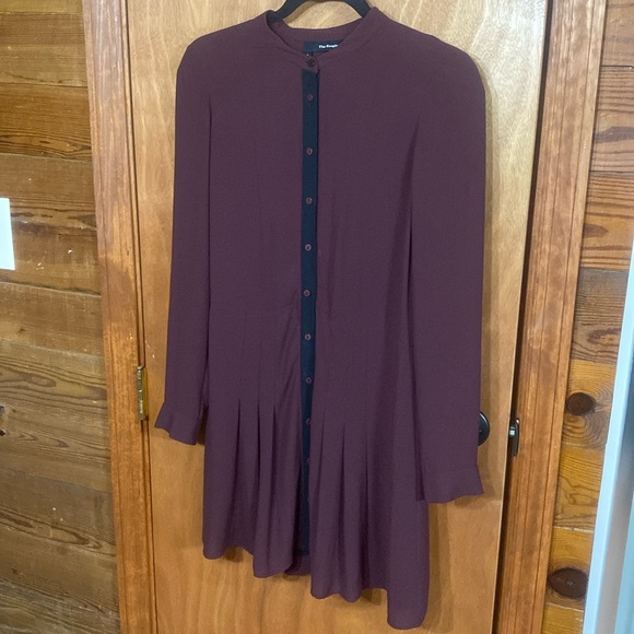 Extremely rare Kooples Burgundy pleated dress. ASO Anastasia Steele. - Picture 2 of 6
